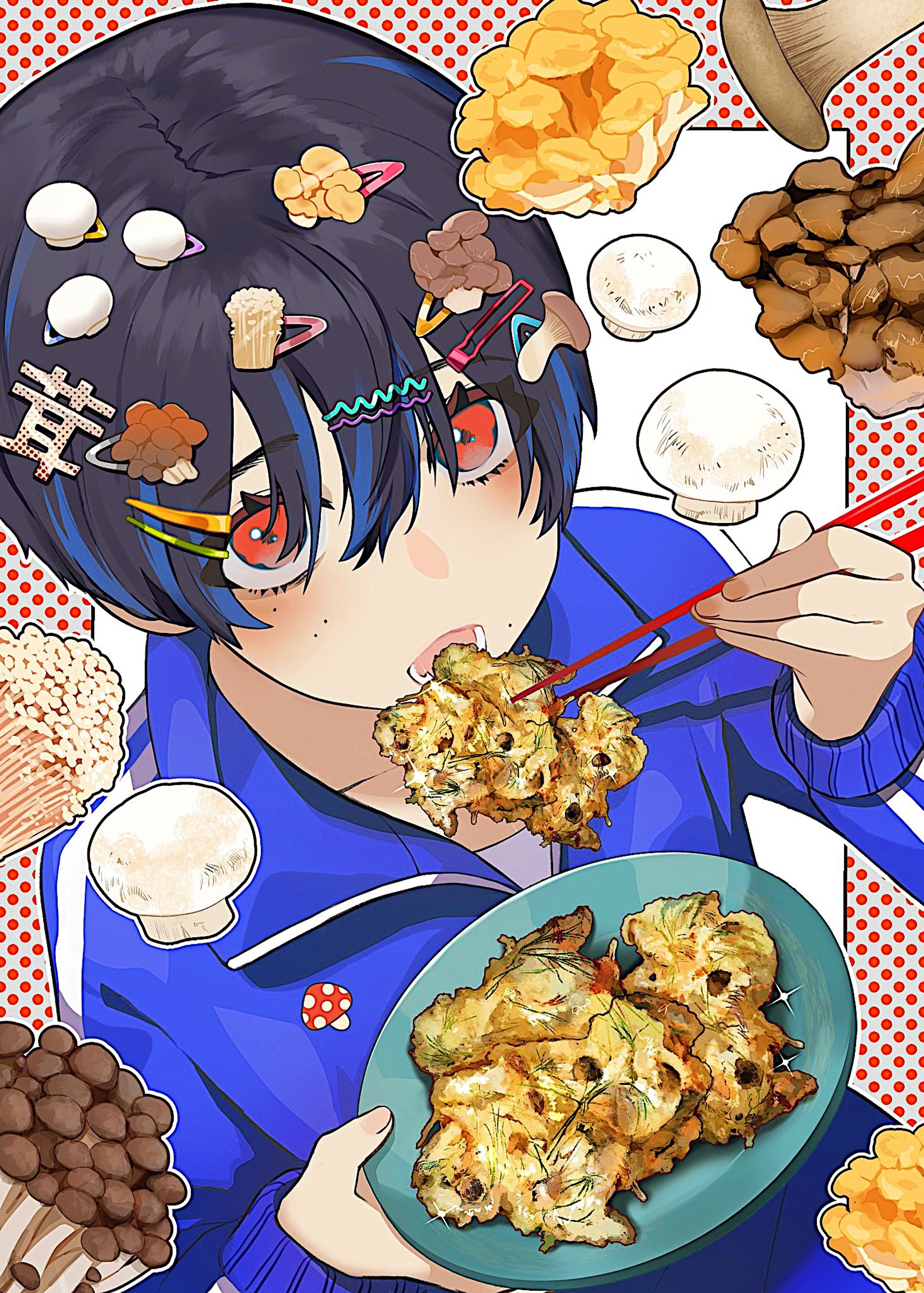 【works】創作レシピ同人誌の表紙用イラスト-1