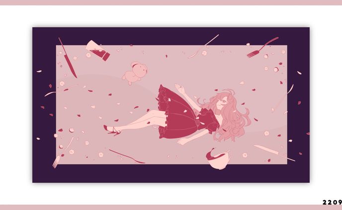 有機酸『カトラリー』カバーMVイラスト／桜桃 様