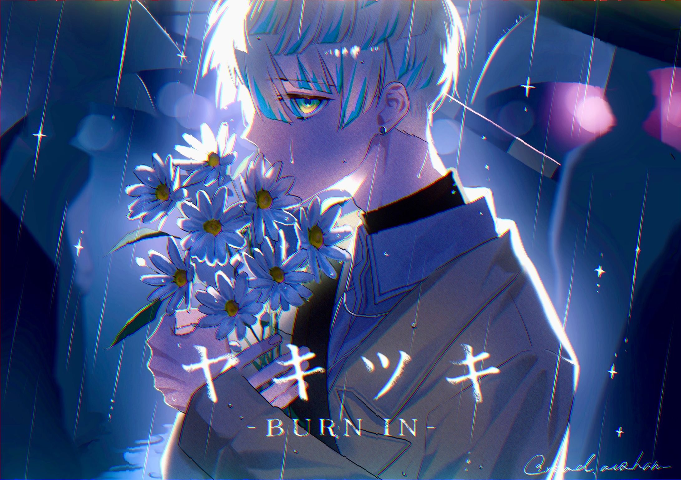 Vtuber様のオリジナル曲のファンアート-1