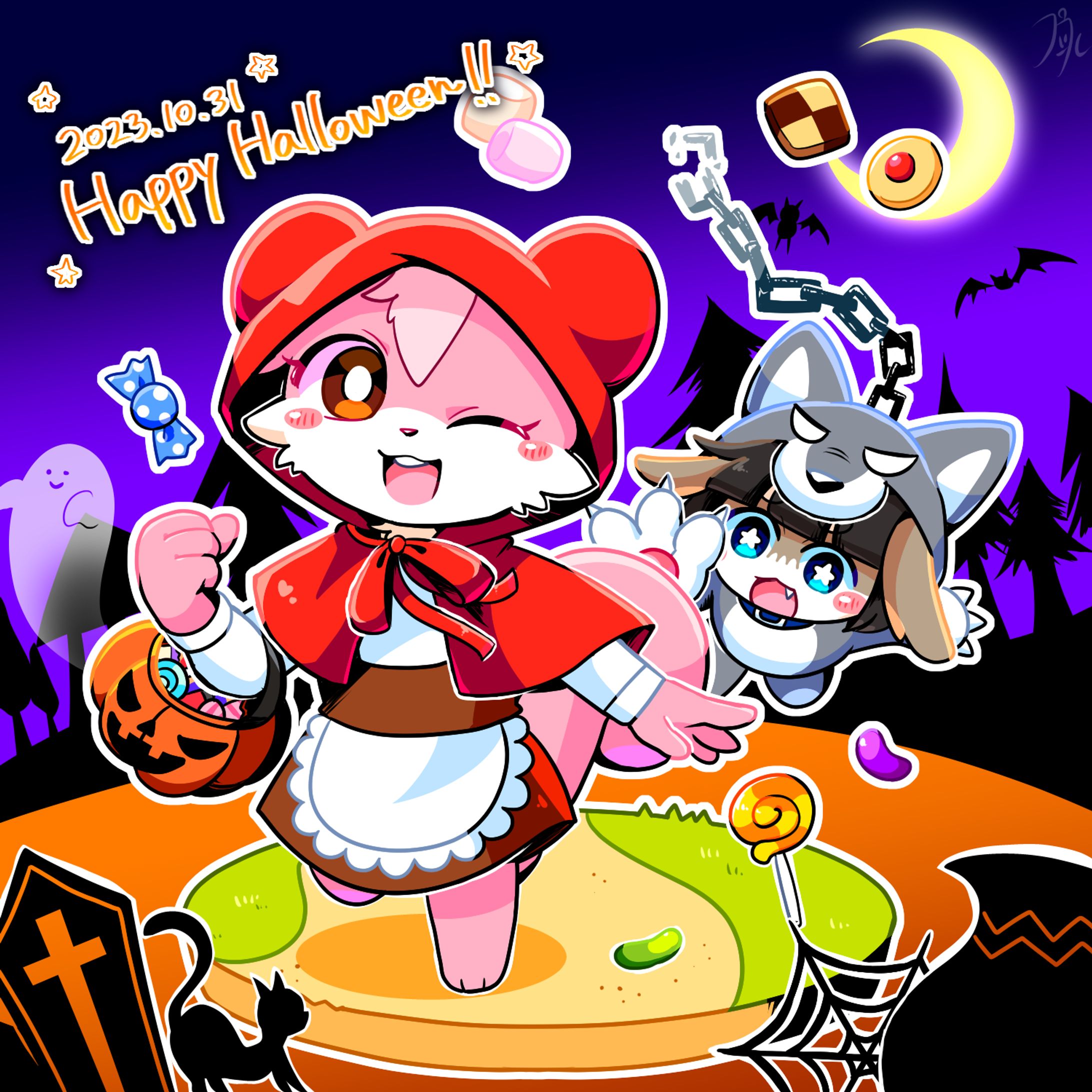 【OC】Happy Halloween🍬🐺-1