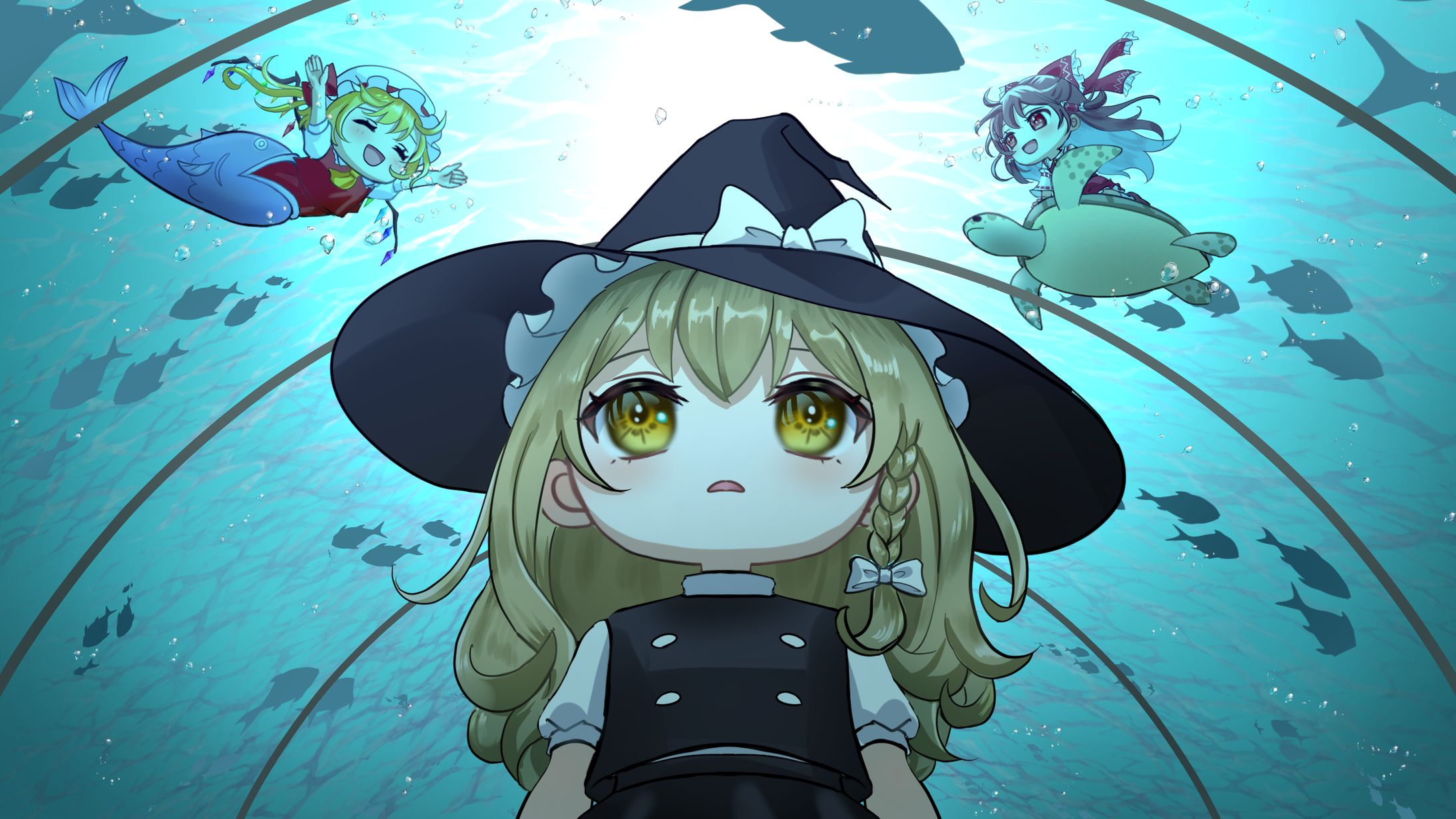 【仕事絵】メトクマ様「アクアリウムは踊らない」サムネイル-1