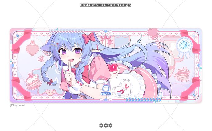 Chobi / Wide mouse pad design