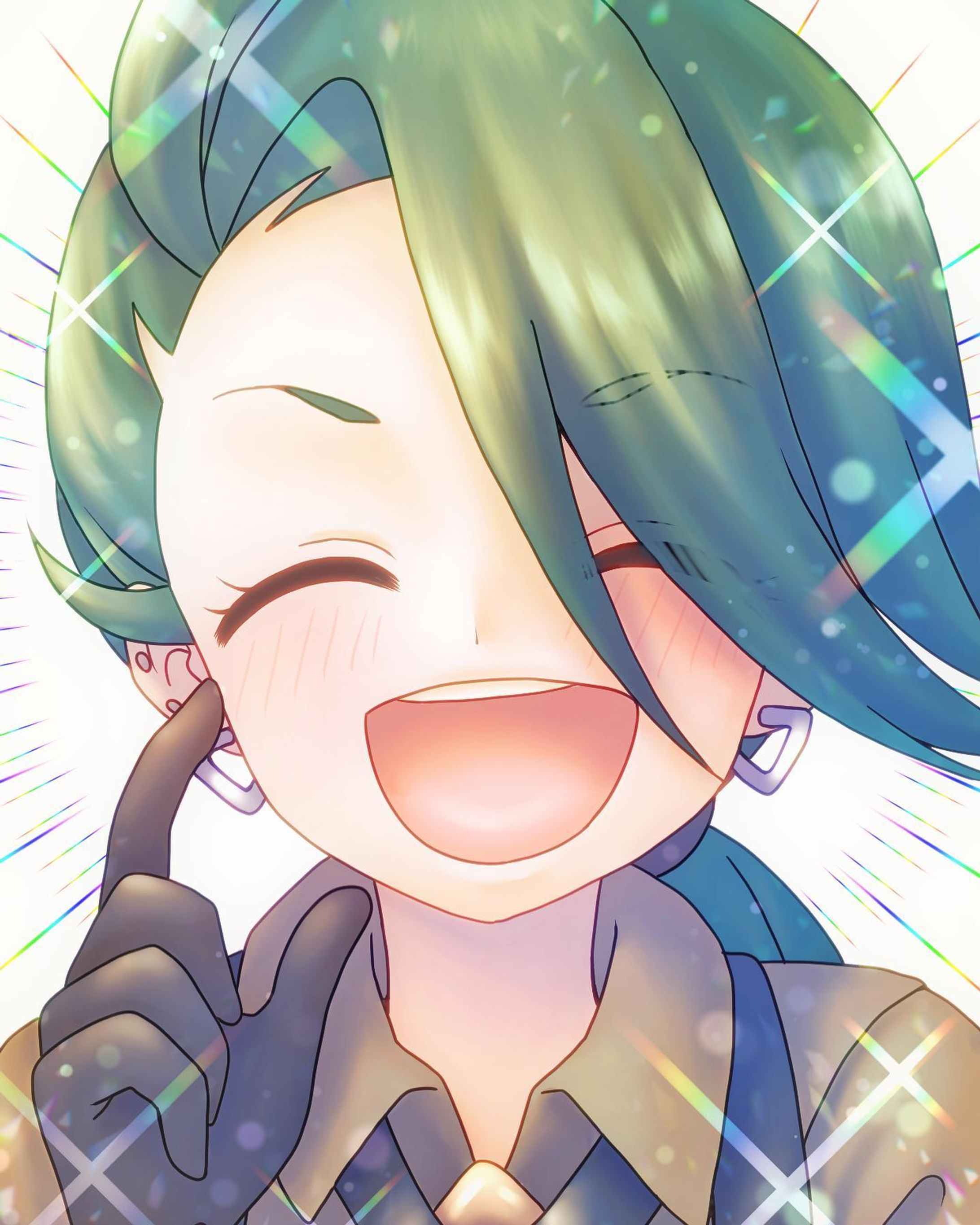 チリちゃん😄　#イラスト　#お絵かき　#お絵描き　#おえかき　#illustration #illust #女の子　#女の子イラスト　#デジタル　#デジタルイラスト　#デジタル絵 #ポケモン　#pokemon #ポケモンSV #チリ　#チリちゃん-1