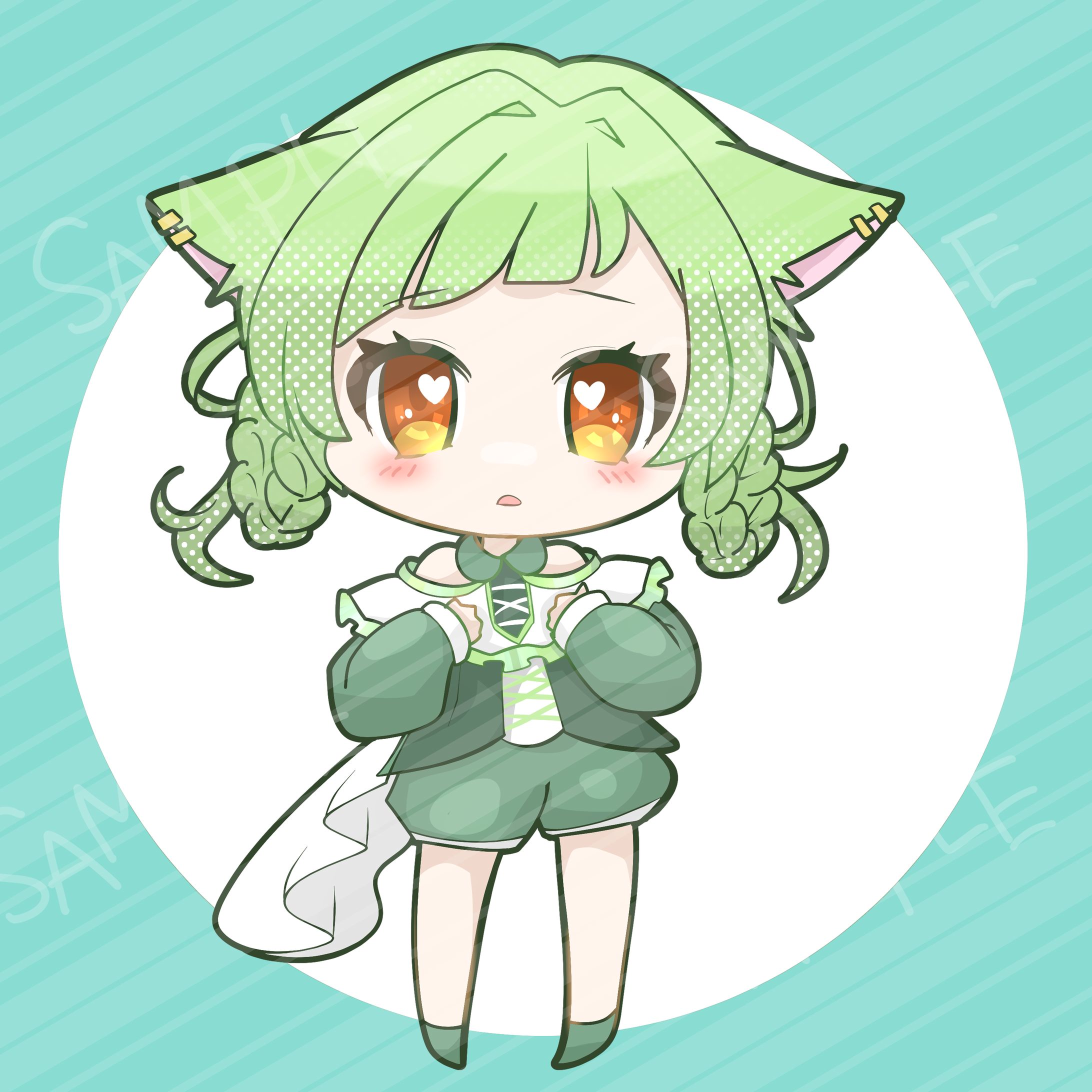 槻芦きいな様SDイラスト-1