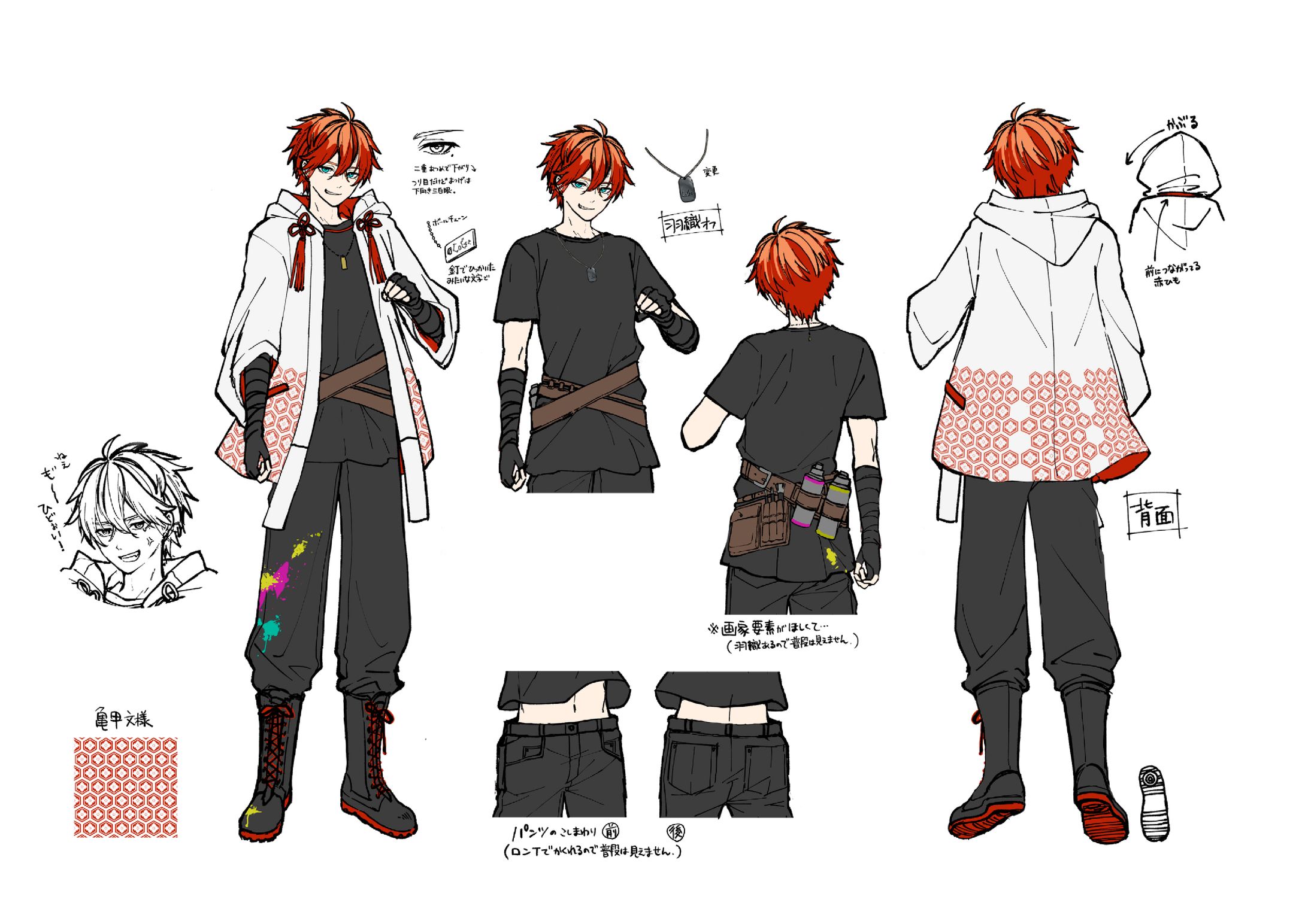 マーキィさんデザイン依頼 キャラクターデザイン_魔術師