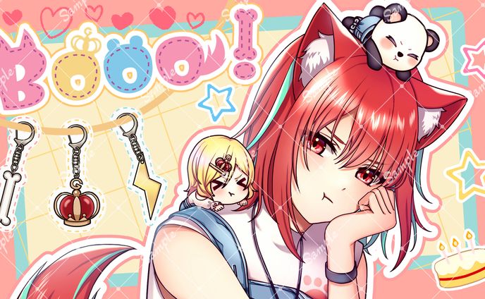 【ご依頼品】歌ってみた用イラスト/犬野はる様