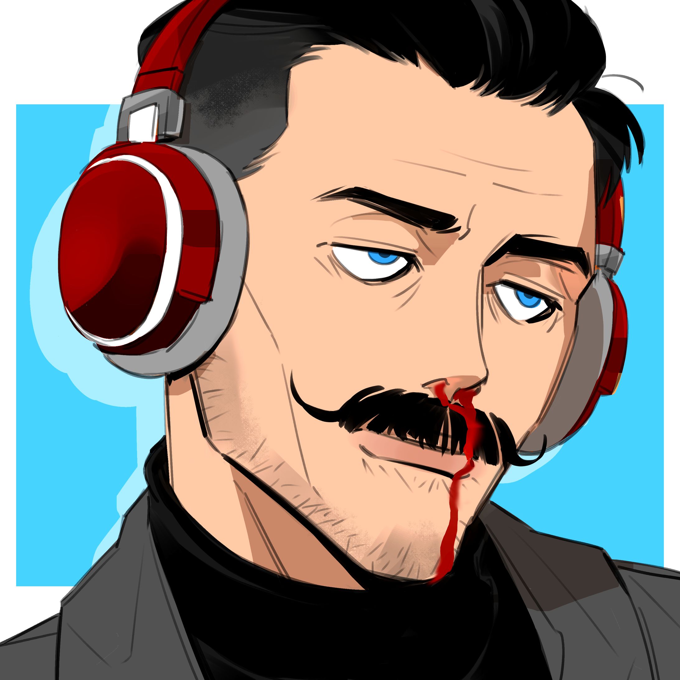 Colored sketch commission-1