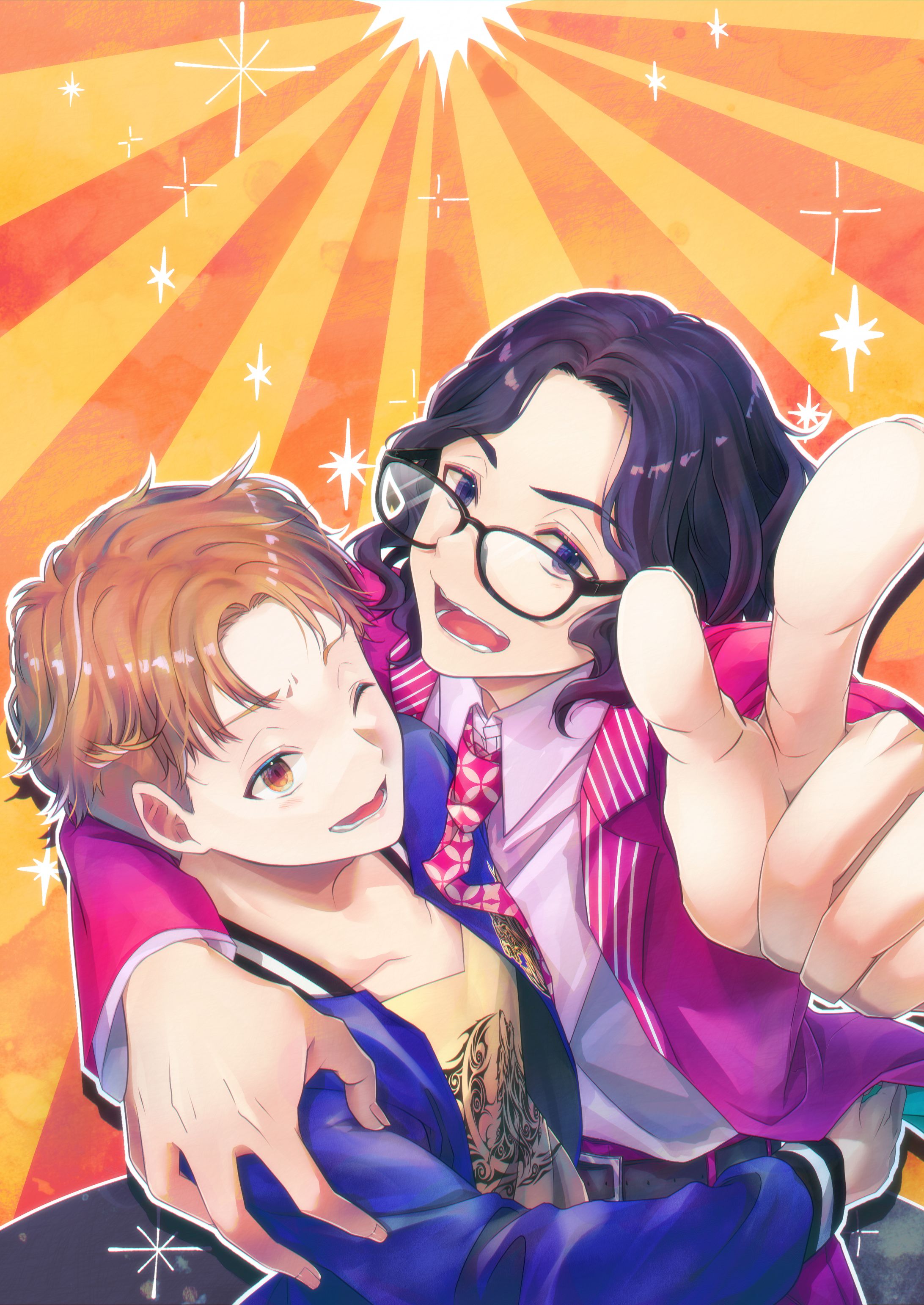 同人誌表紙イラスト（入深かごめ様ご依頼）-1