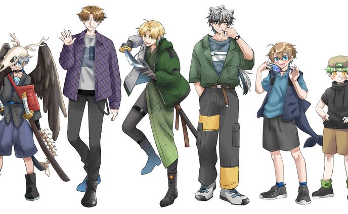 TRPG（CoC）立ち絵_男子