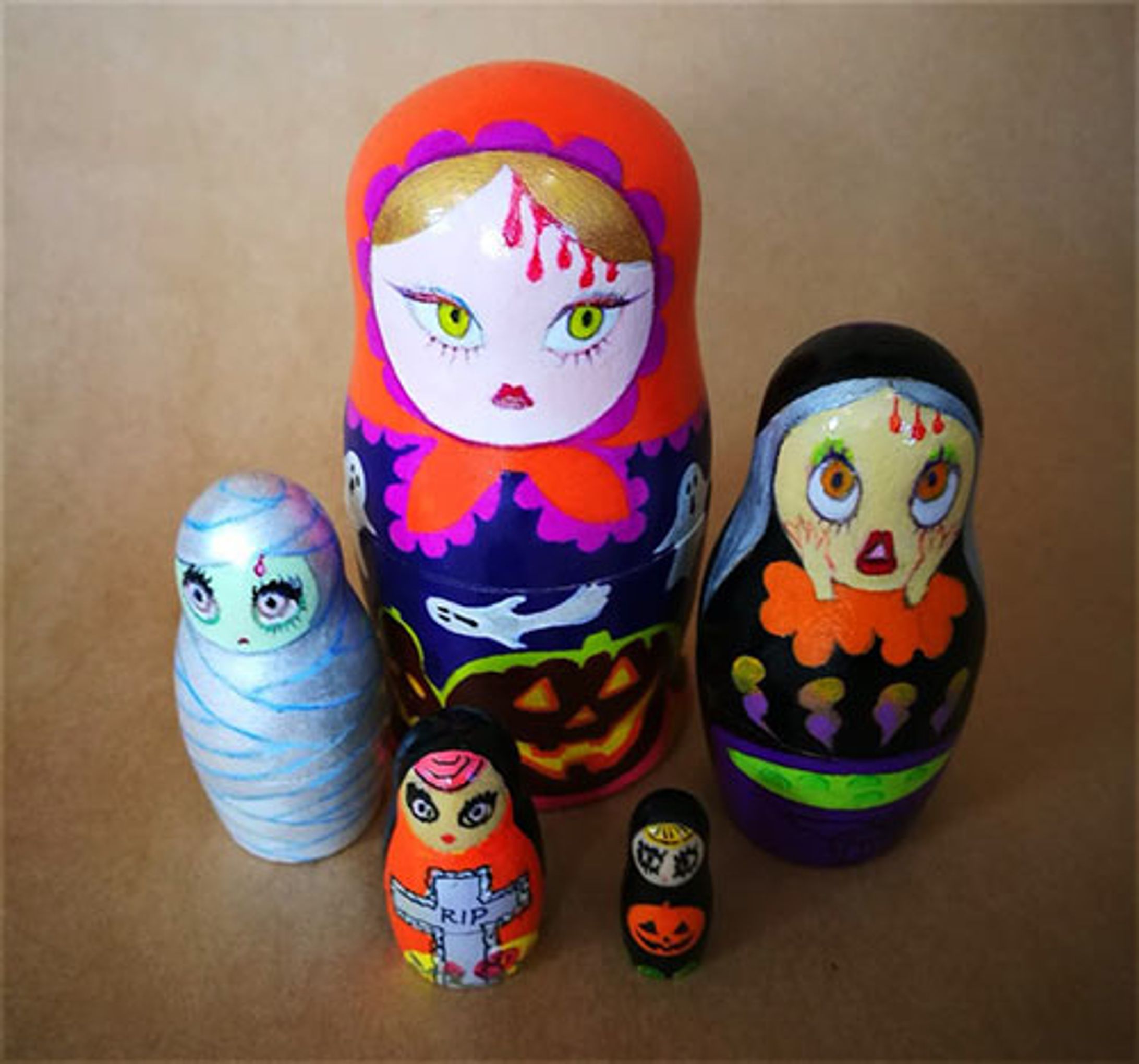 ハロウィーンマトリョーシュカ-1