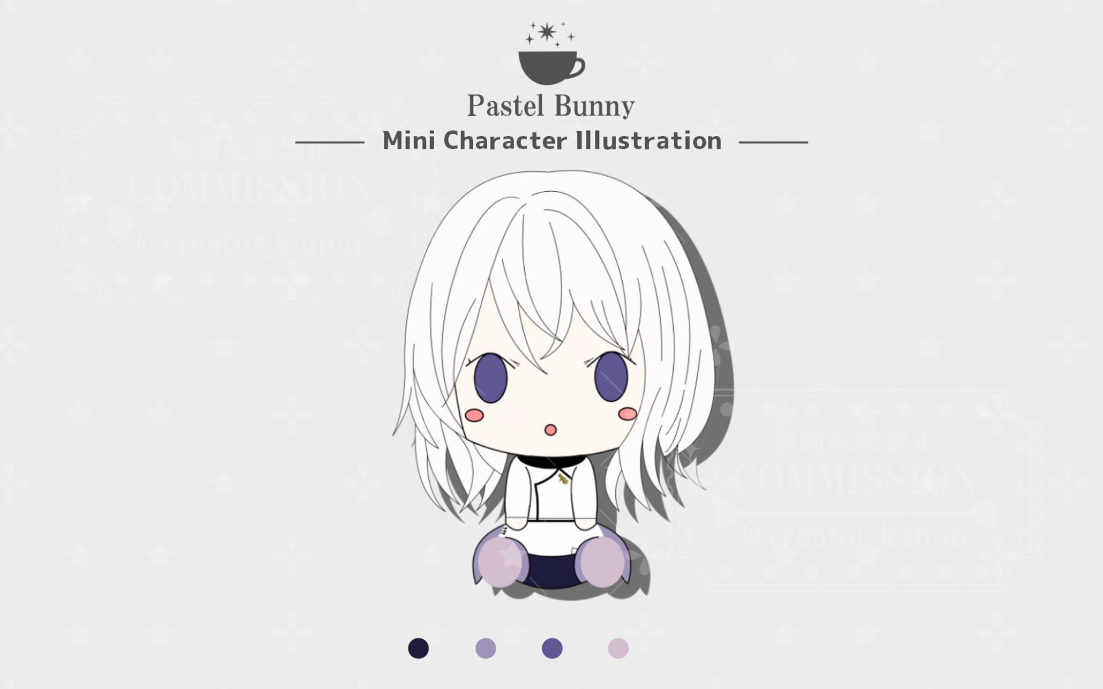 雲ノ海月様 ミニキャライラスト-1