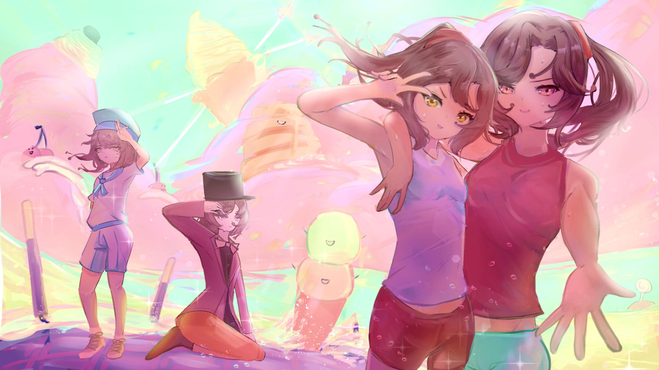 ますたーぴーす！（擬人化イラスト）でじるみマガジン寄稿-1