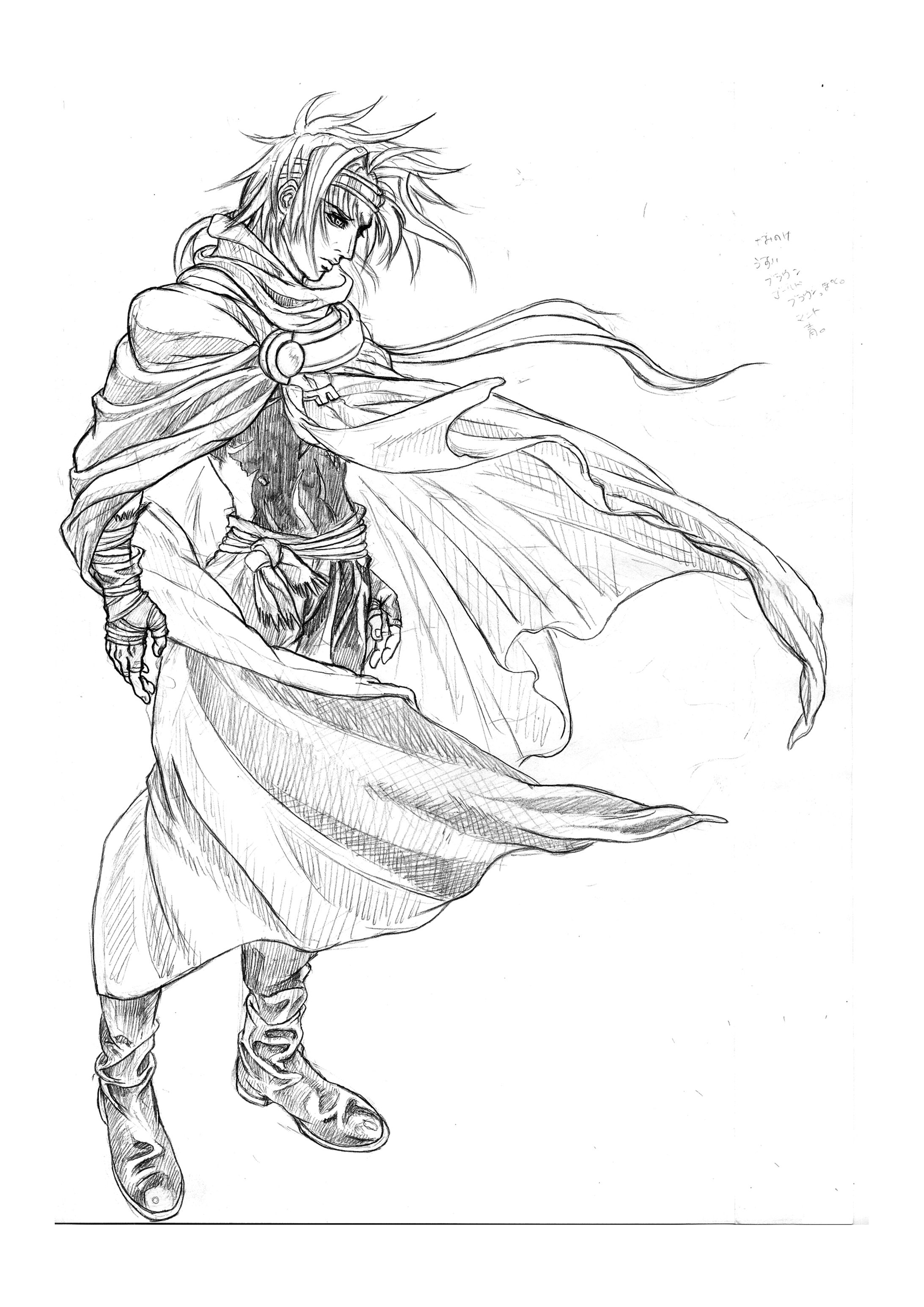 ファンタジーキャラデザイン男性-1