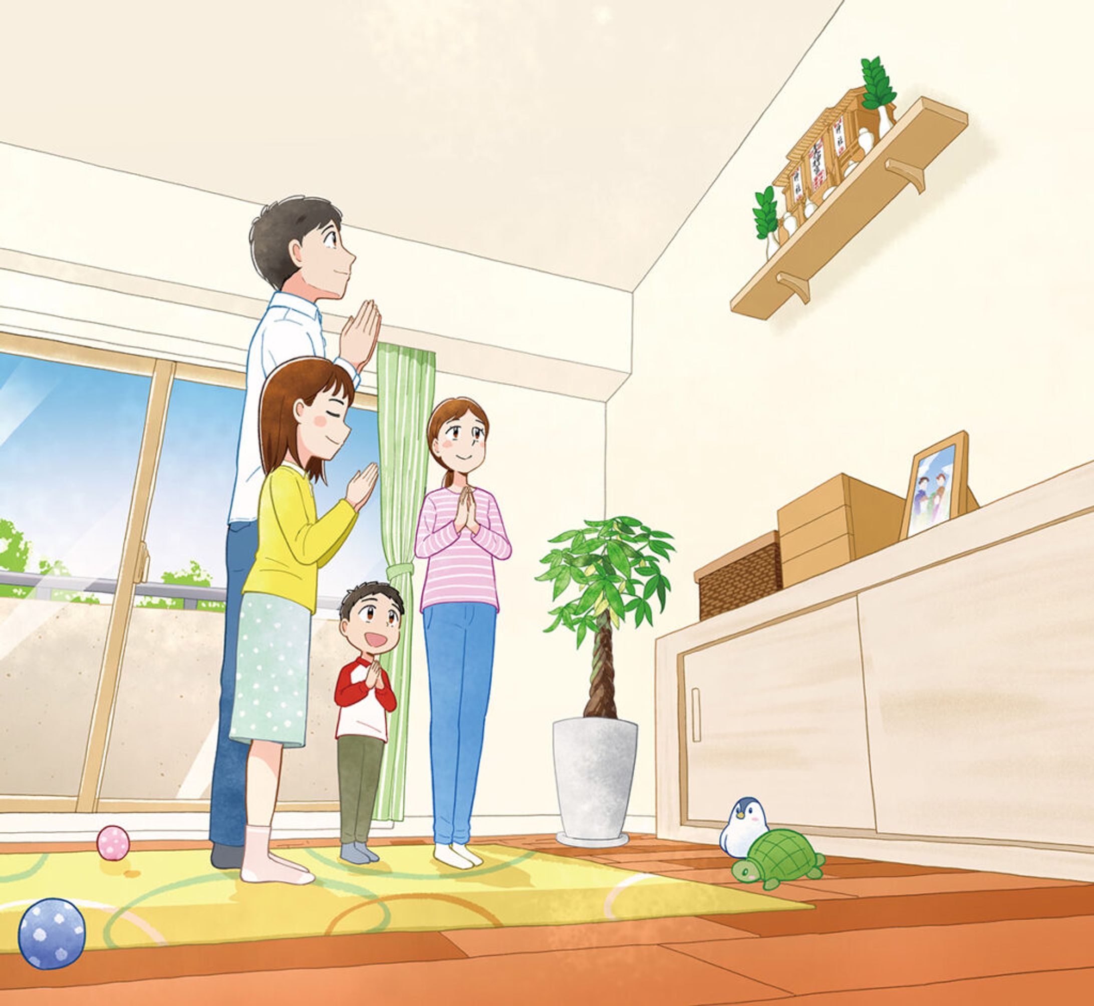 家庭祭祀 啓発ちらし【2022年版】イラスト-1