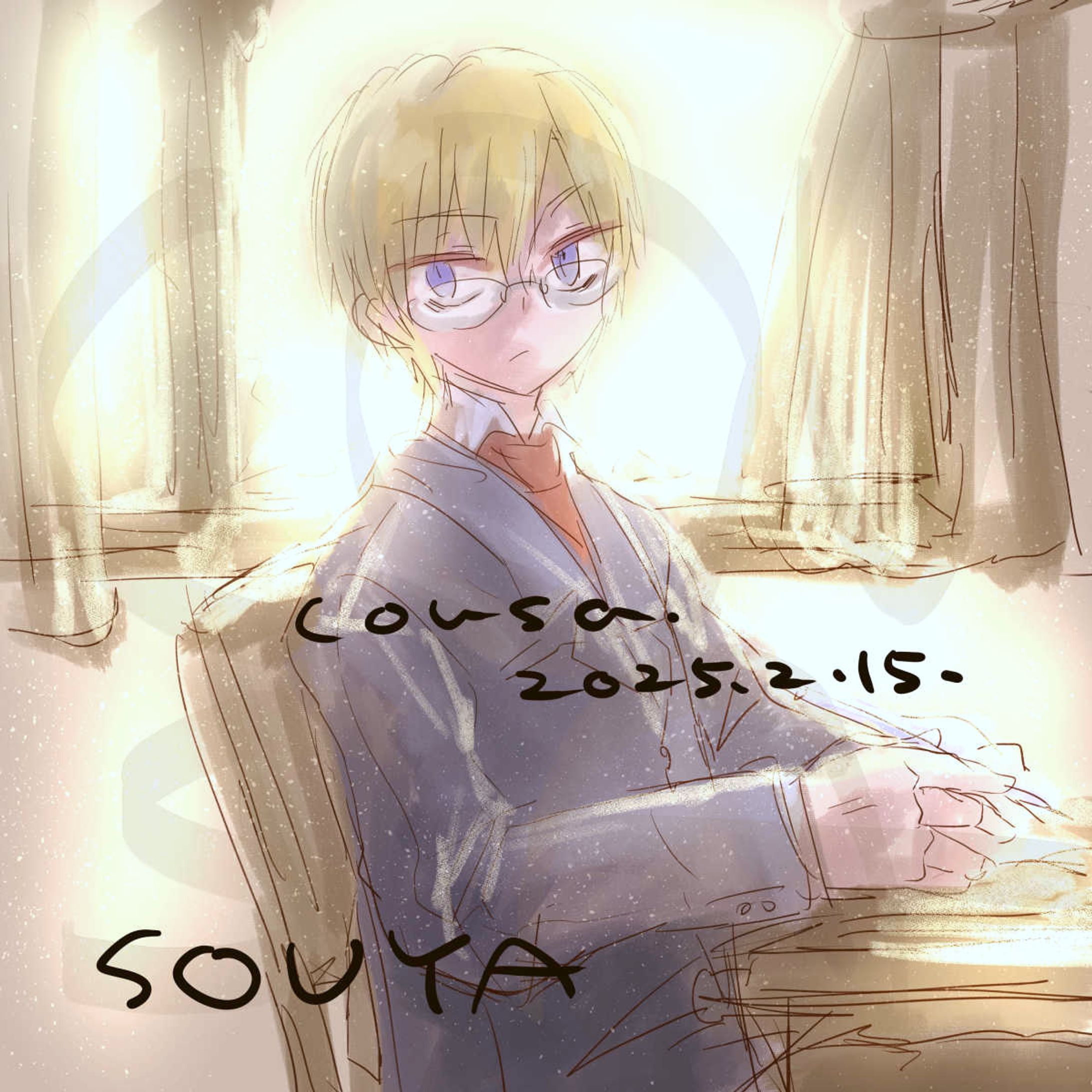 さらっと描いた一枚絵-1