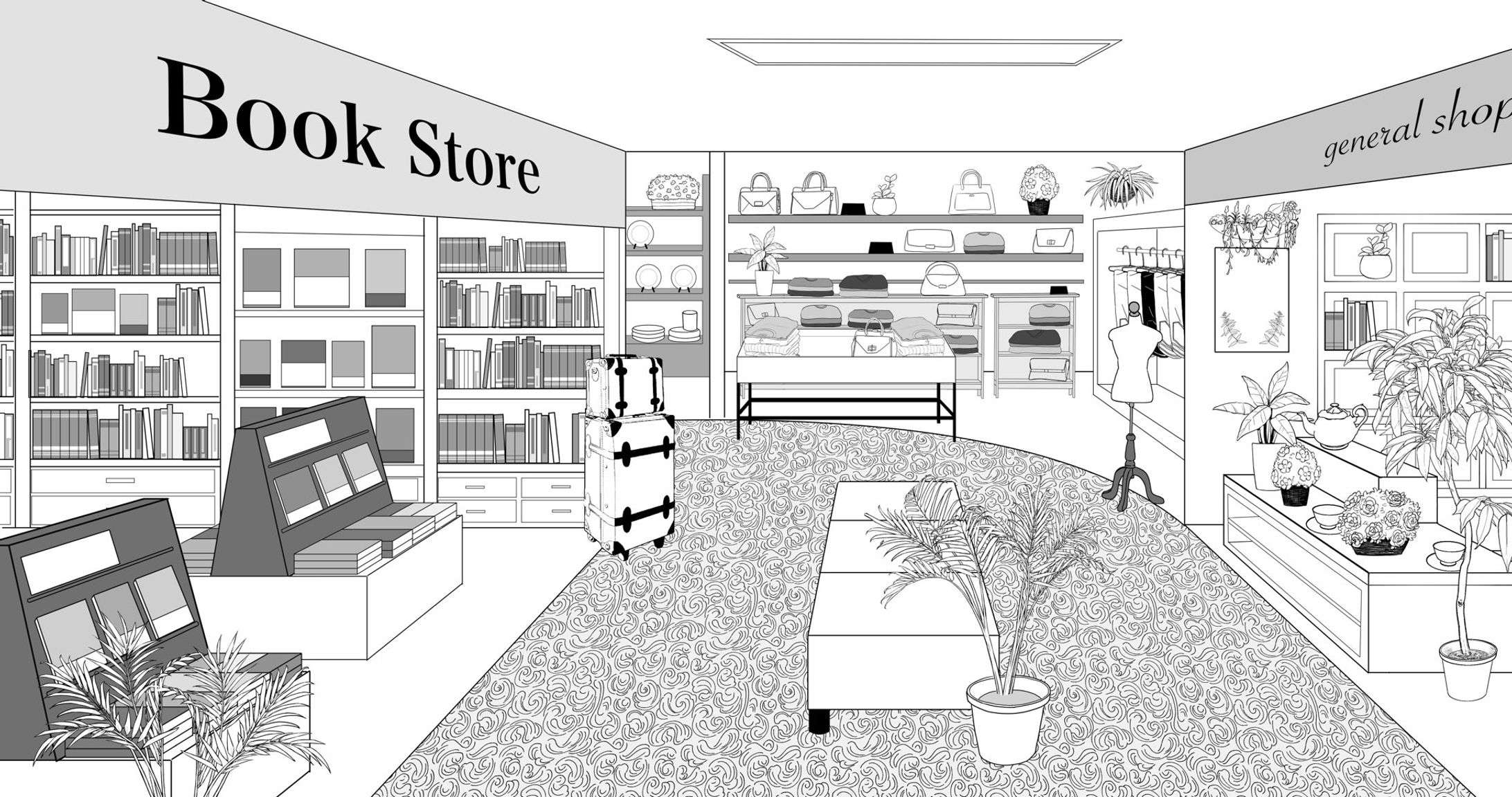 ゲーム用背景イラスト-1