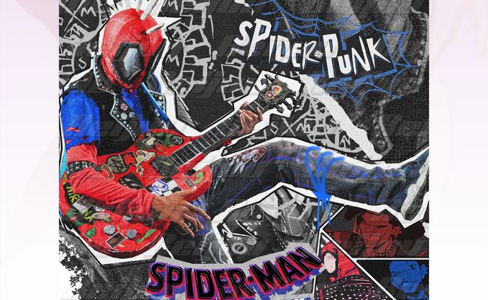 [Cosplayer Graphic Design] - Spider-punk
