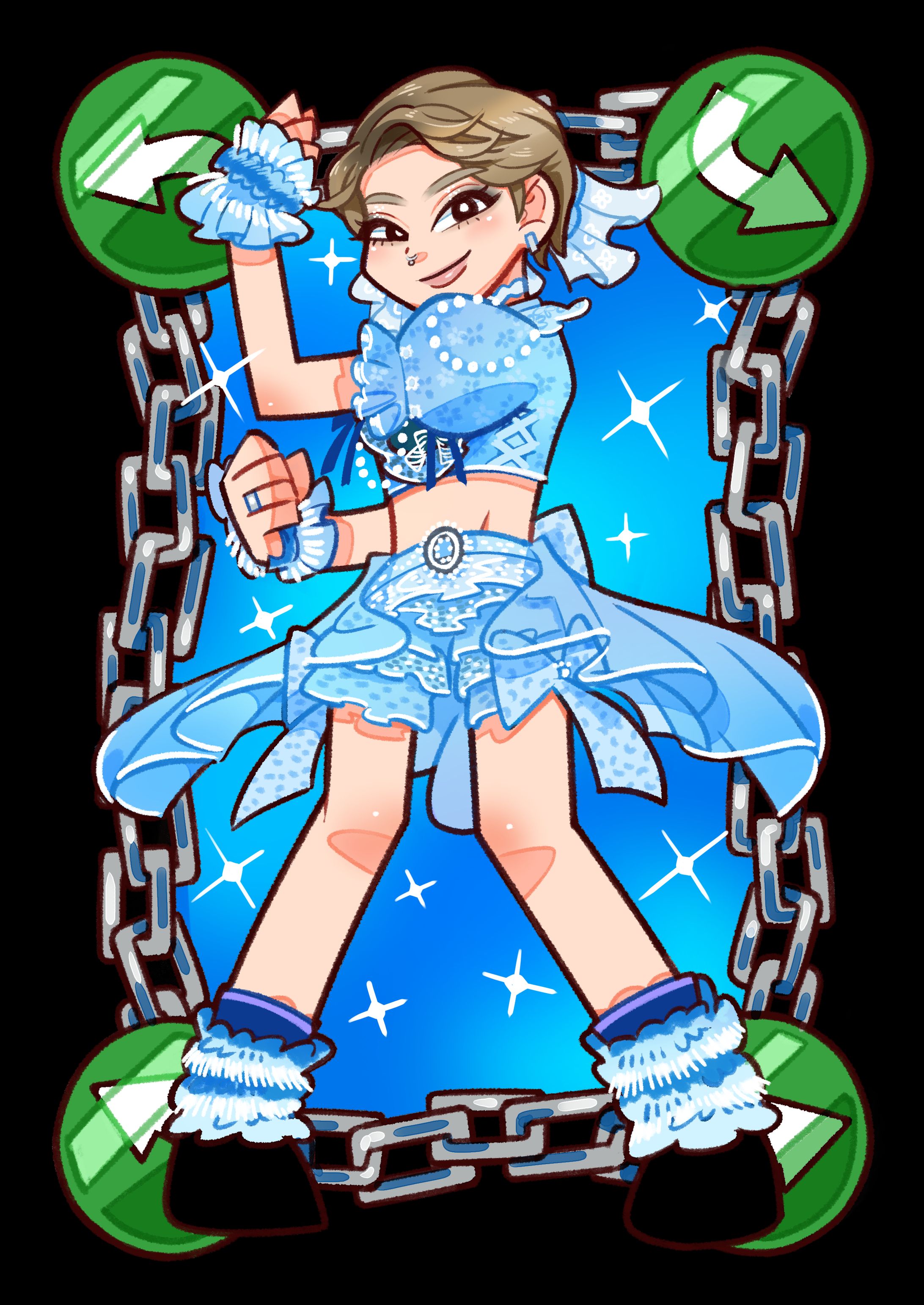 天沢璃人ファンアート-1