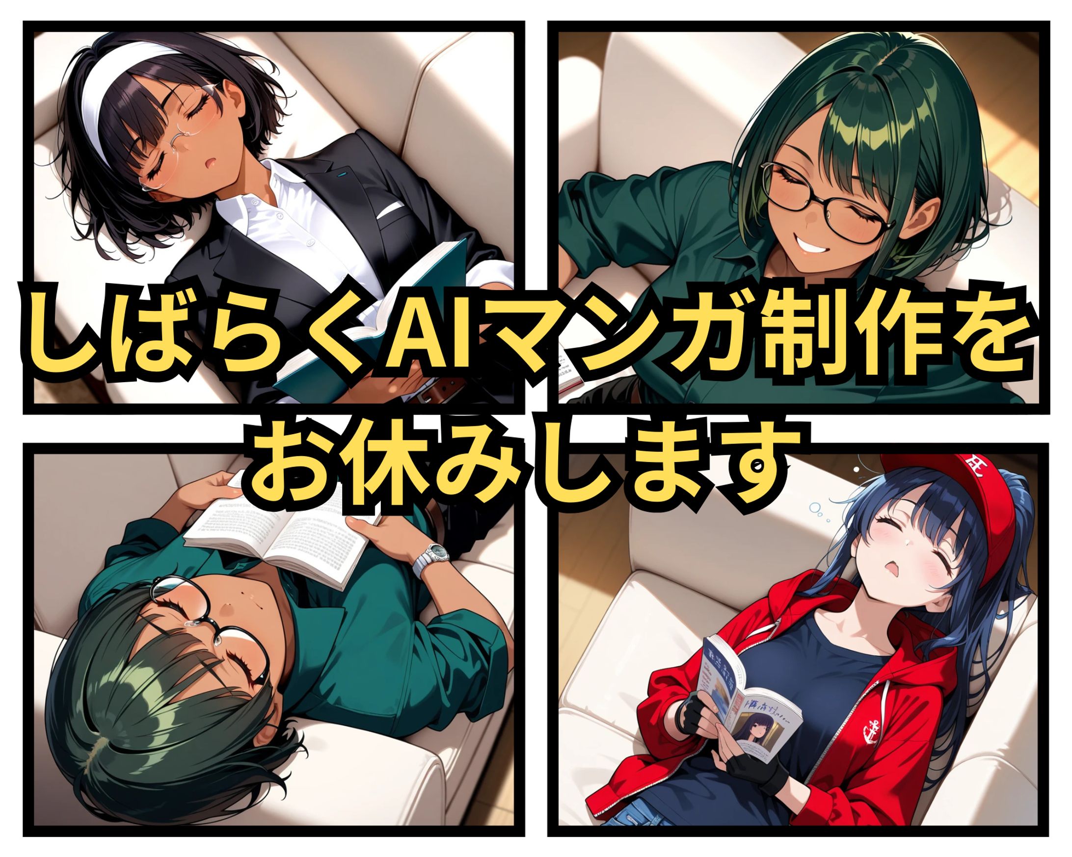 しばらくAIマンガ制作をお休みします-1