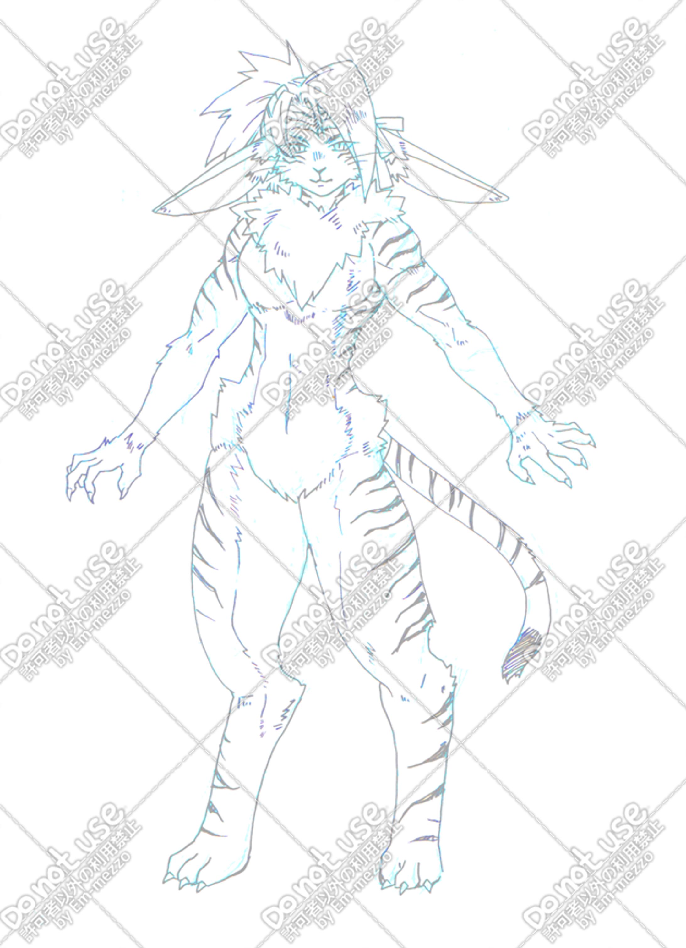 獣人ラフデザイン-1