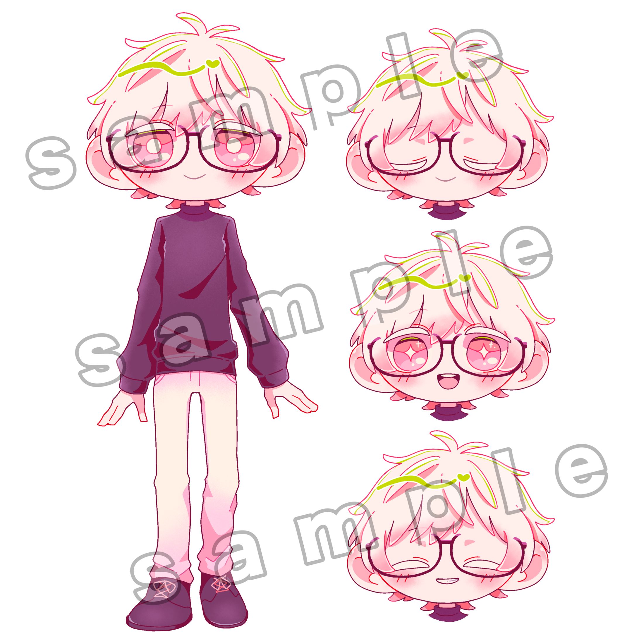 【立ち絵デザイン】wai（差分あり）-1