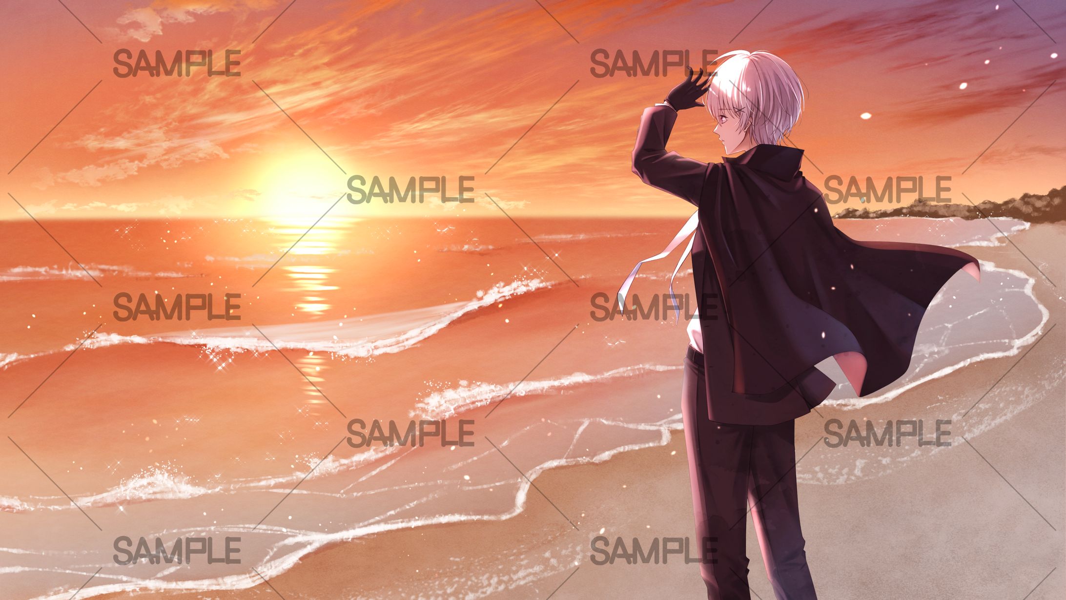 オレンジ色の決意／yuiko(Cover)ぎるふ　MVイラスト-1