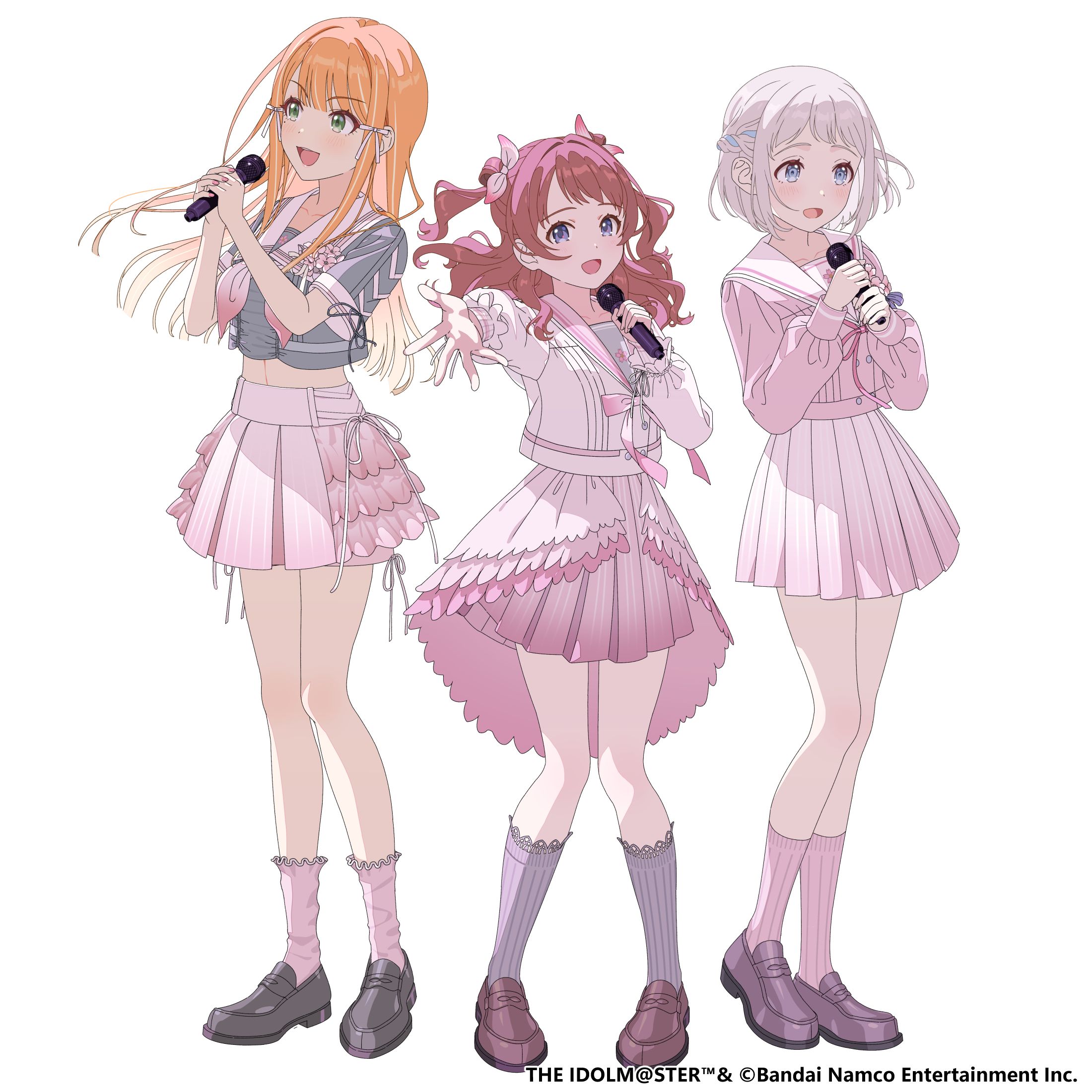 学園アイドルマスター「桜フォトグラフ」 MVメインイラスト
