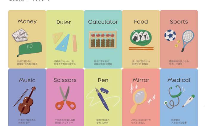 イラスト　デザイン、食べ物