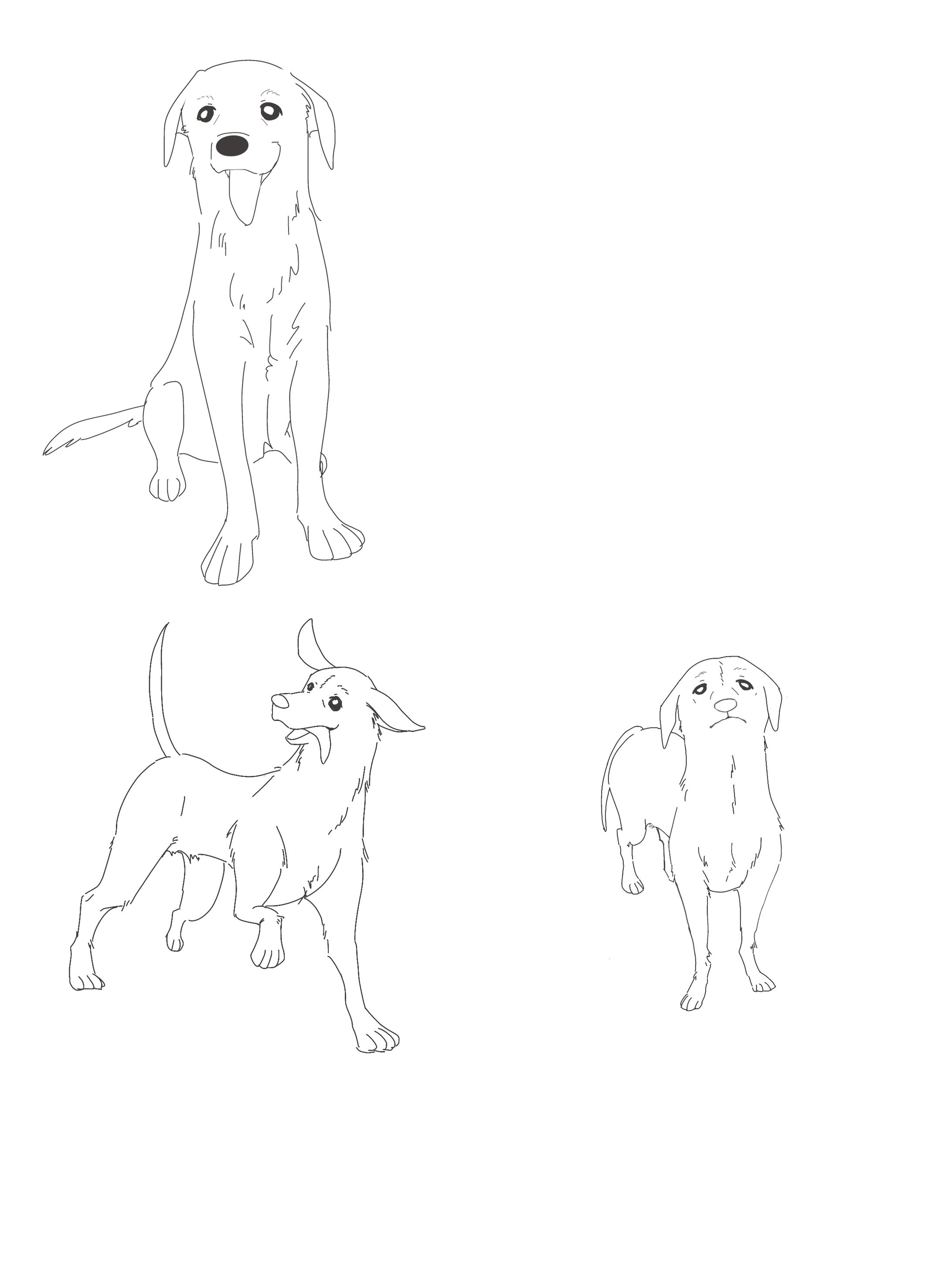 犬のイラスト-1