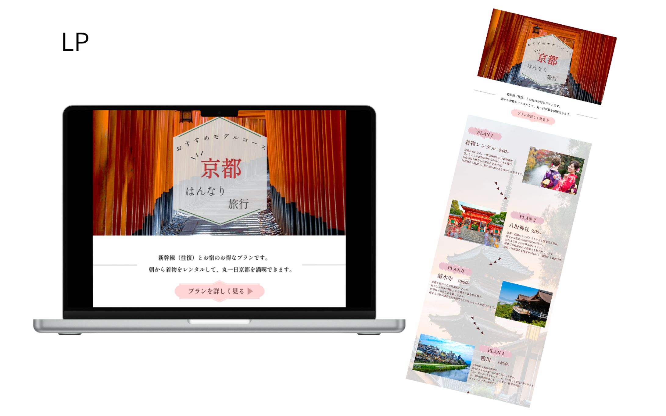 【Hertech架空案件】京都旅行紹介LP-1