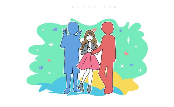 OSHI POSTER 様｜サイトイラスト