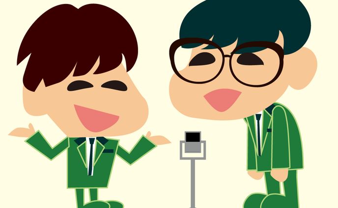 キャラクターデザイン、お笑い