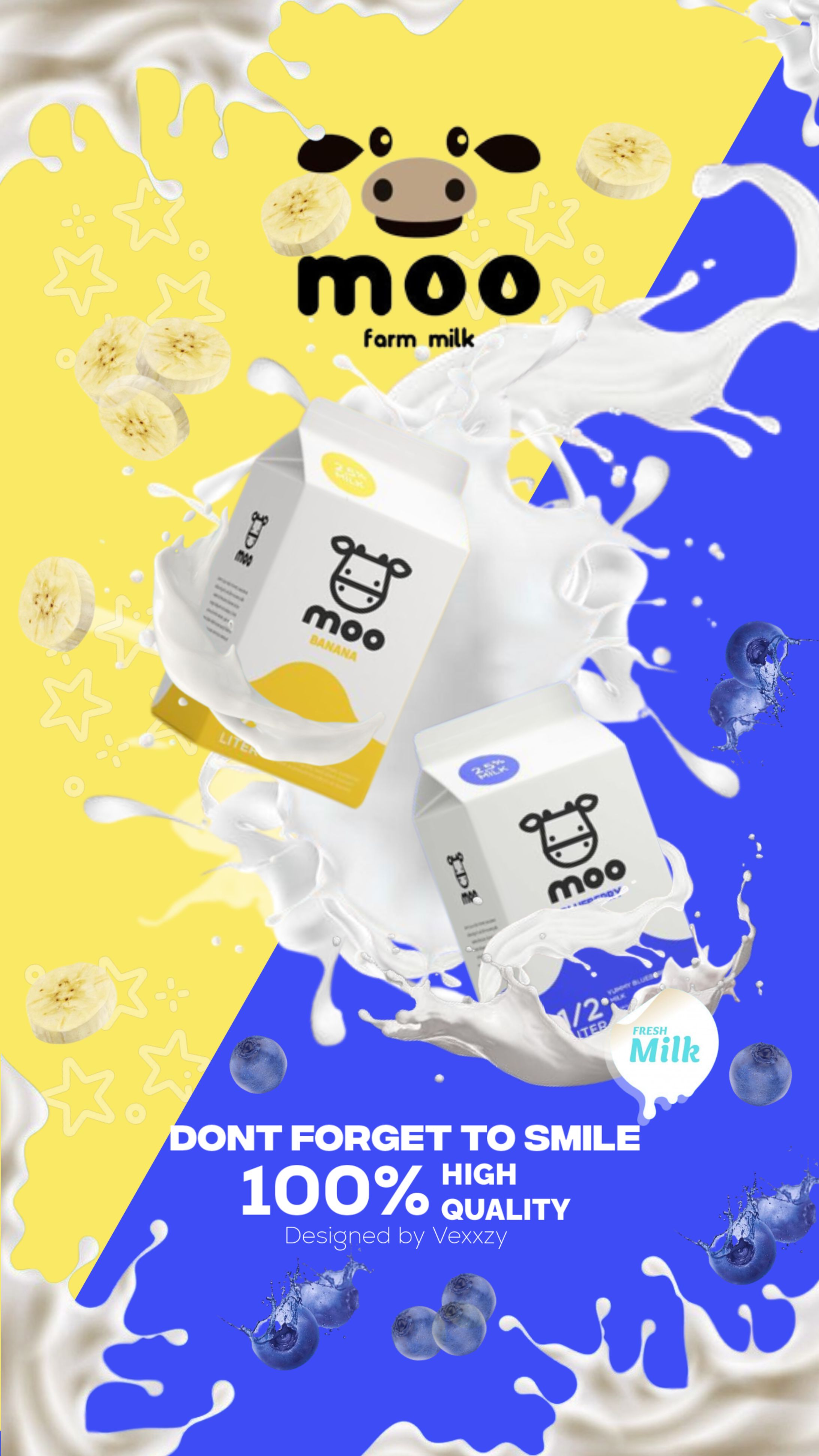 Moo(Banana and Bluebery)-1