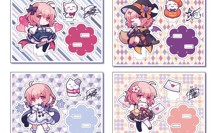 【SDイラスト/デザイン】アクリルスタンド