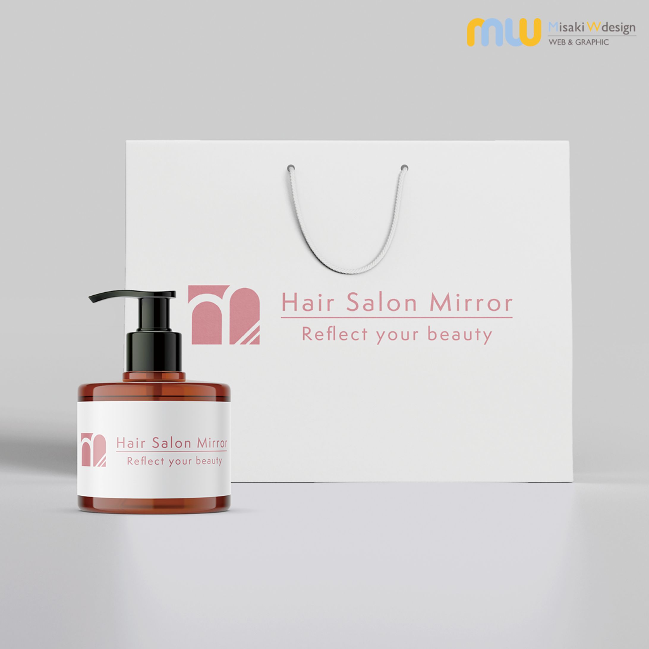 【制作実績】ヘアサロンロゴデザイン-1
