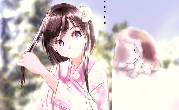 毛づくろい