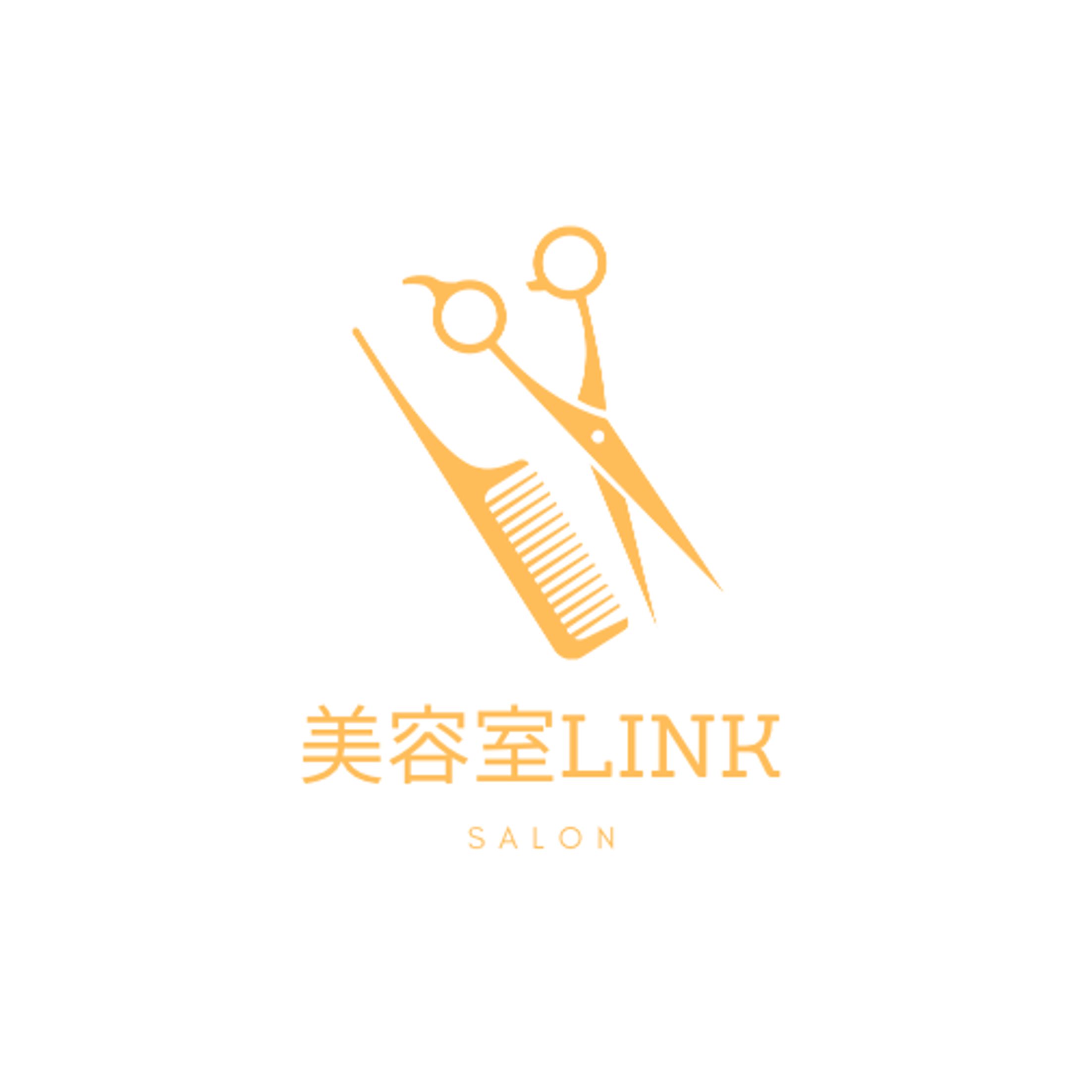 美容室LINK様のロゴ制作-1