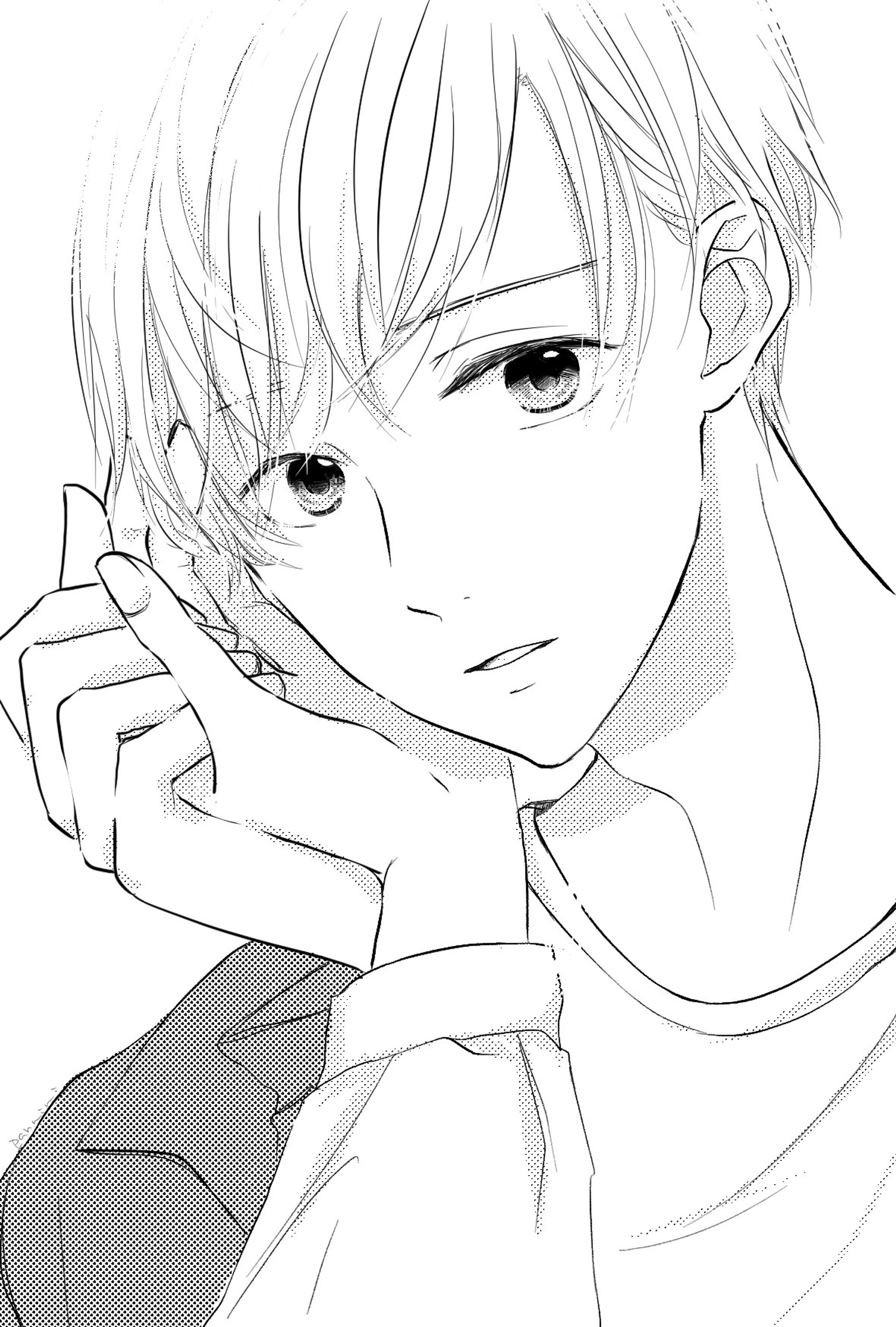 モノクロイラスト-1