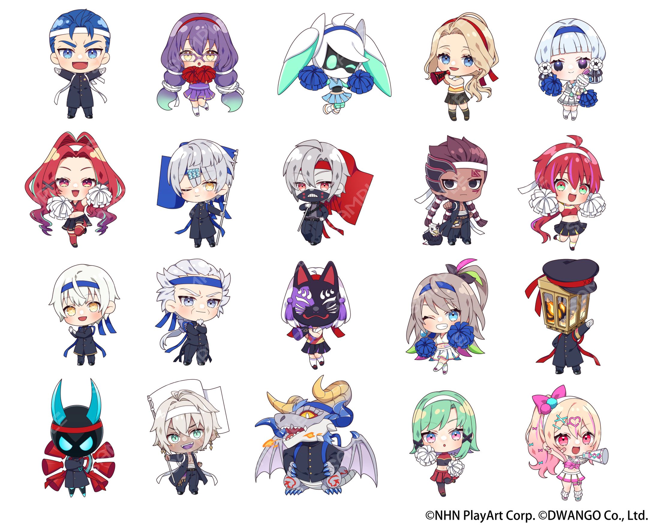 【#コンパス 戦闘摂理解析システム×カラオケまねきねこ】グッズ用イラスト-1