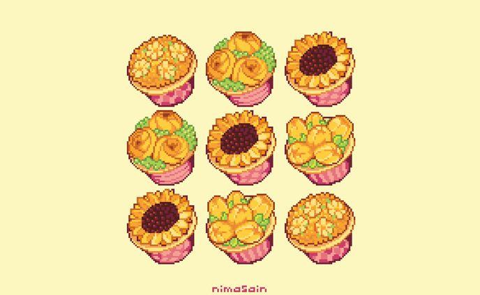 Yellow Flower Cupcakes