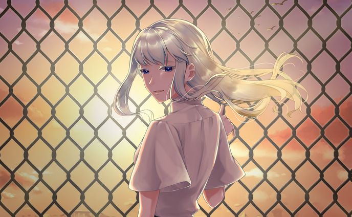 pixivイラコン用　「金or銀」