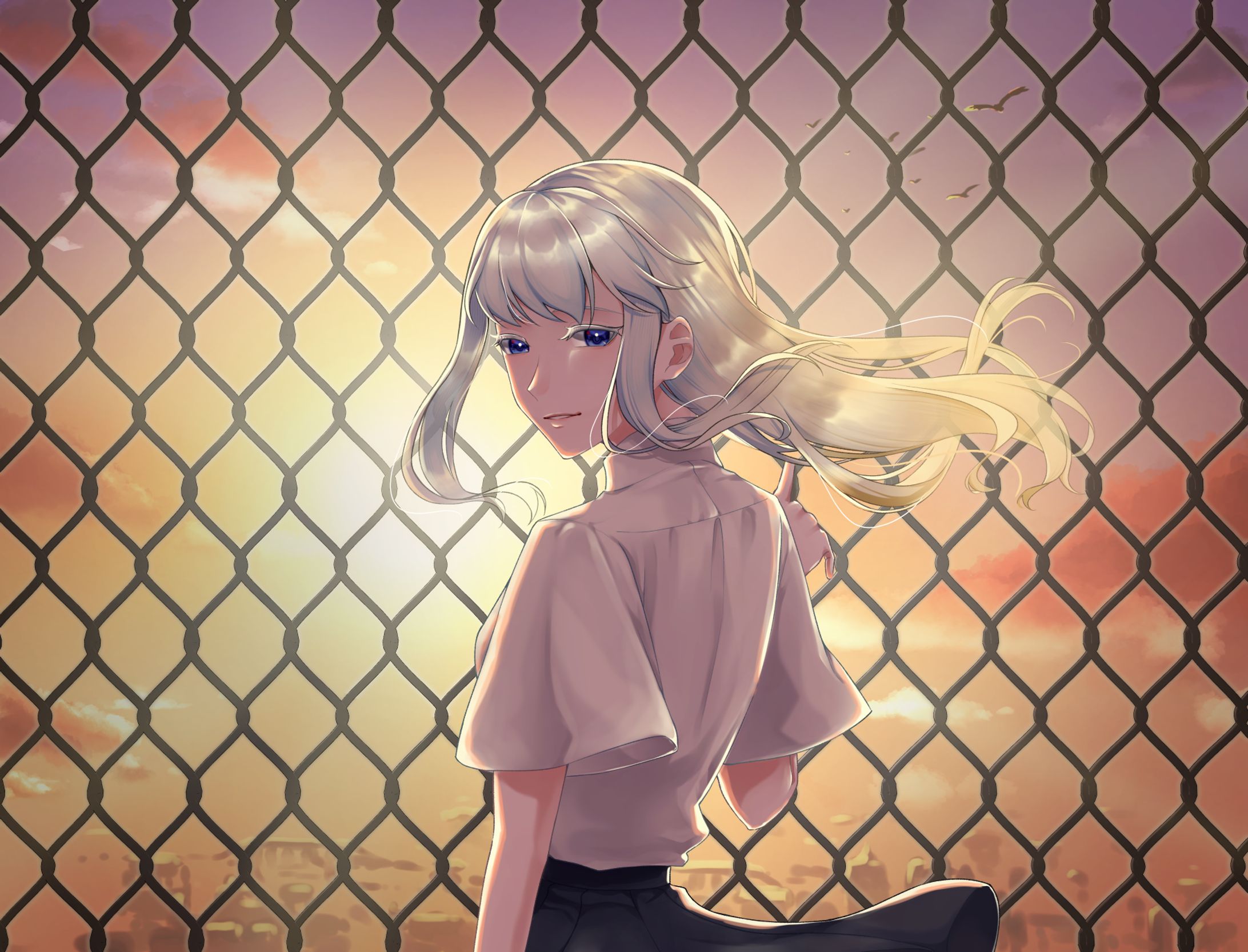 pixivイラコン用　「金or銀」-1