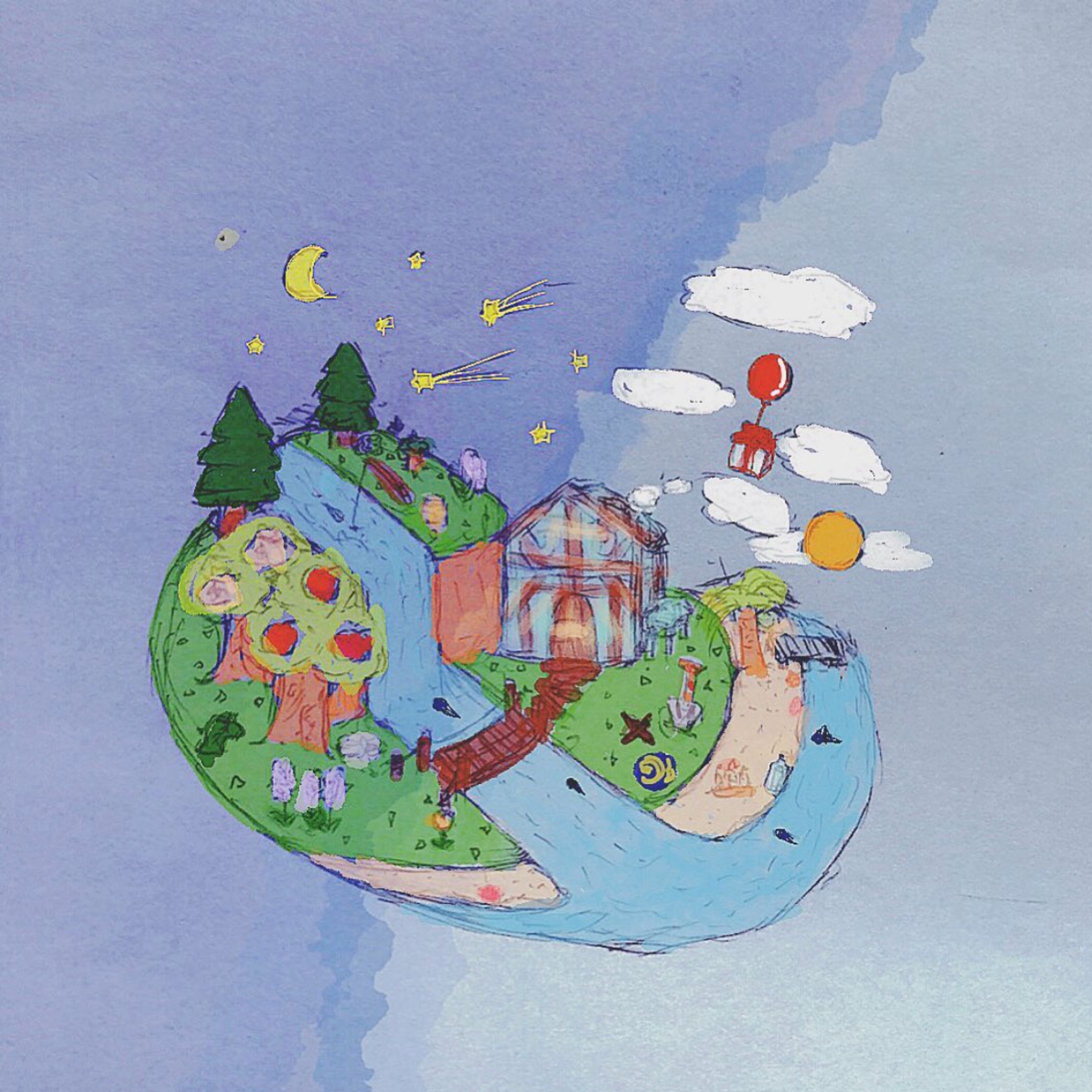 Animal Crossing Island (Digital Version.)-1
