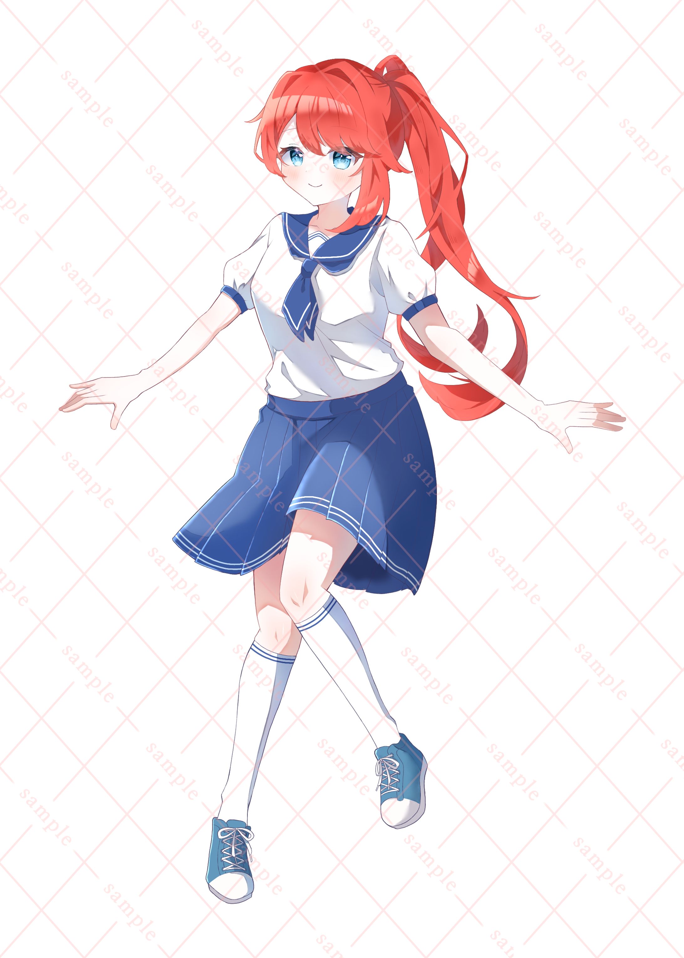 みかん(みかゆ)様等身イラスト-1
