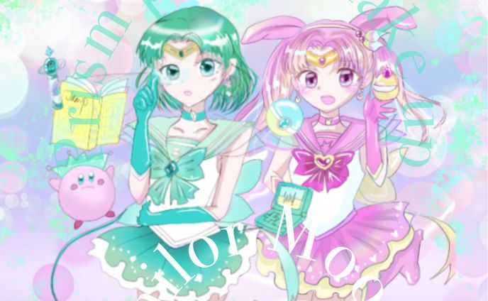 Sailor moon small lady &mercury 