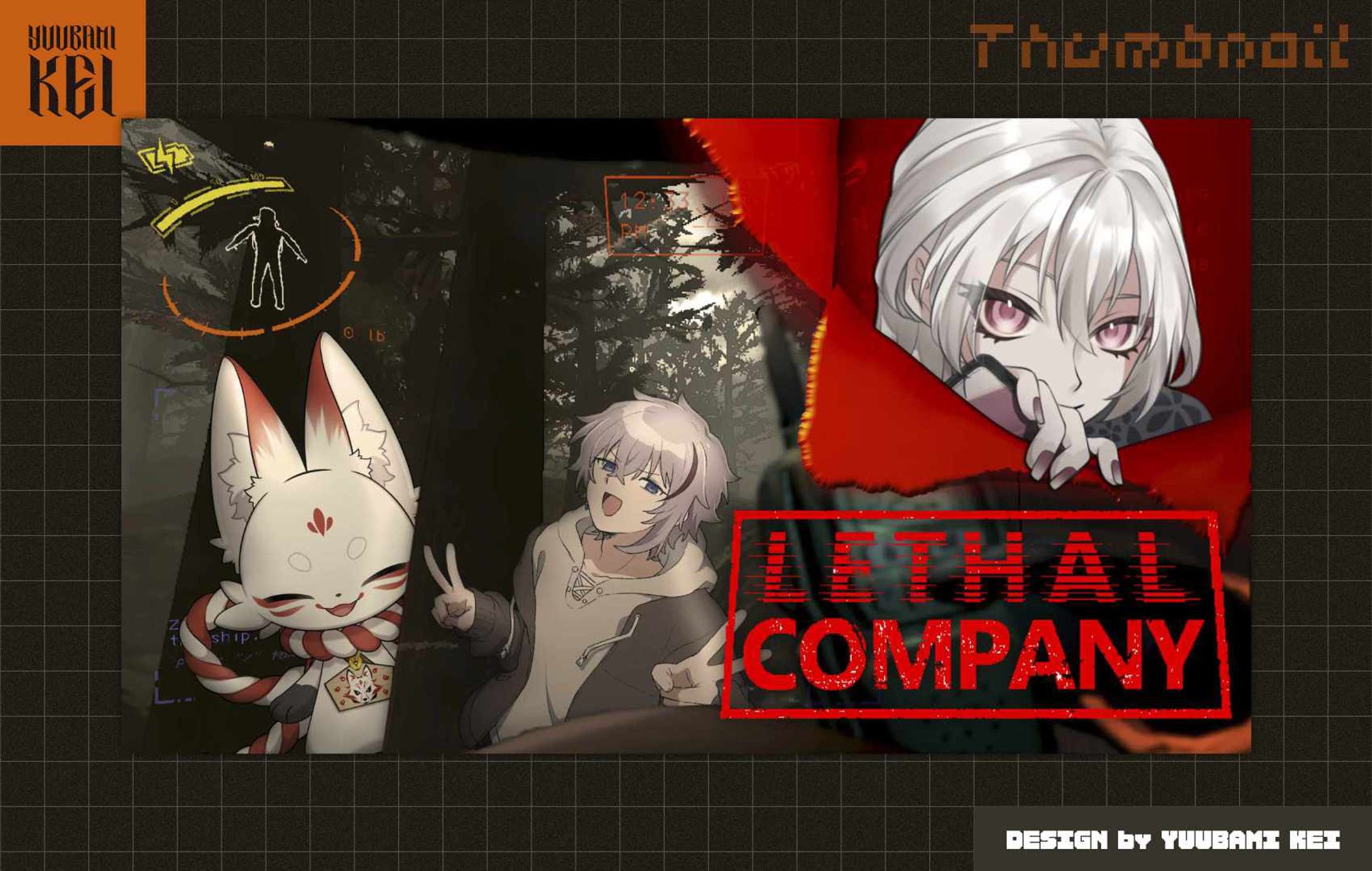 優喰ケイ / 「LETHAL COMPANY」 配信サムネイル-1