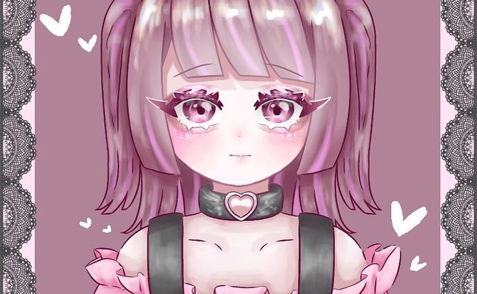女の子描いてみました！