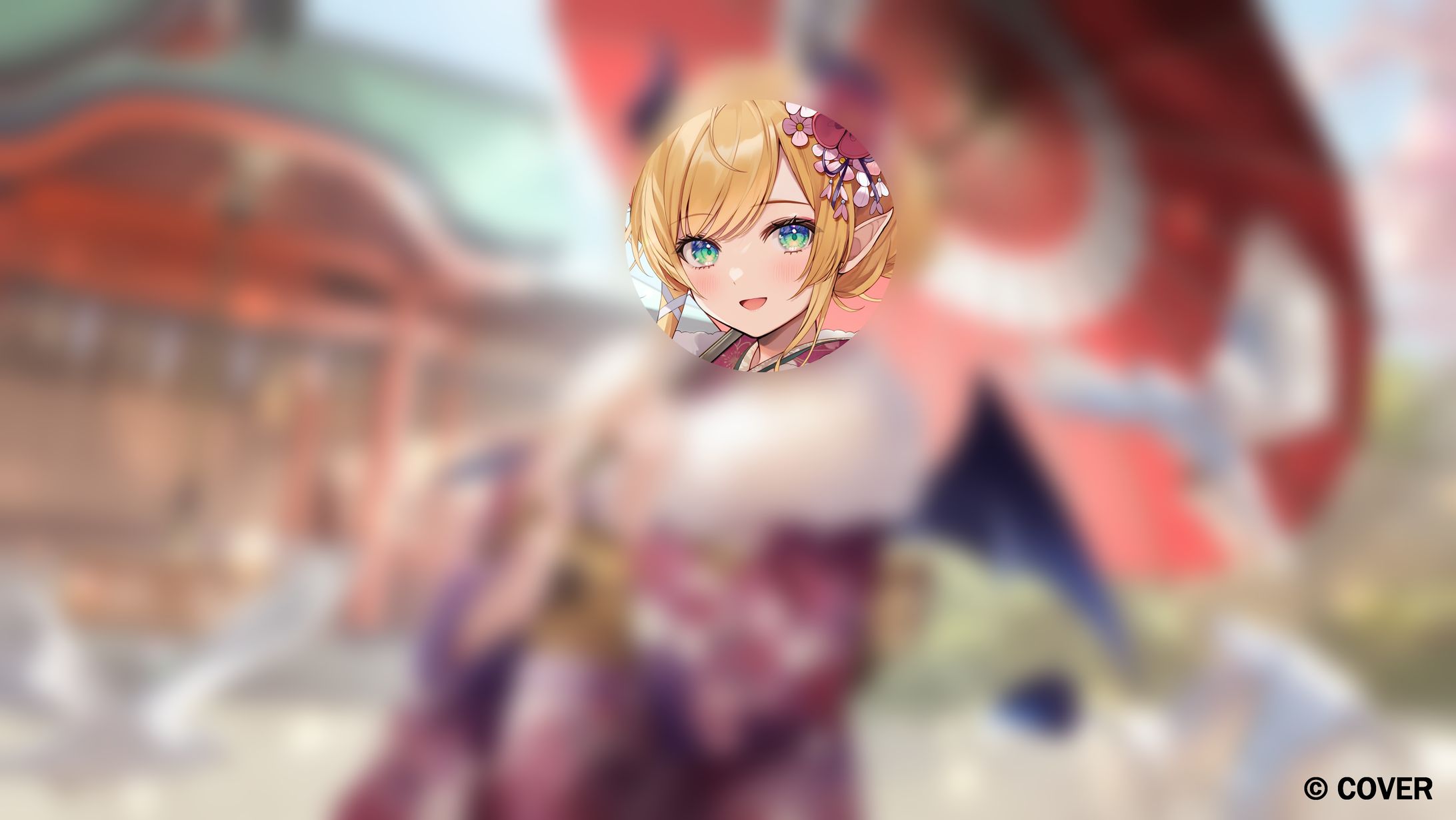 ホロライブ所属・癒月ちょこ様　2026年1月メンバーシップ限定壁紙イラスト-1