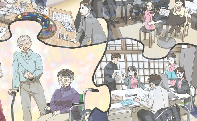 2023　ポートフォリオ⑥

ココナラでご依頼いただいておりました、企業イメージイラスト1件納品させていただきました！この度はご依頼いただきありがとうございました！
ご本人様の似顔絵があるので一部のみ抜粋です

#ココナラ　#イラスト　＃イラストオーダー　＃職場