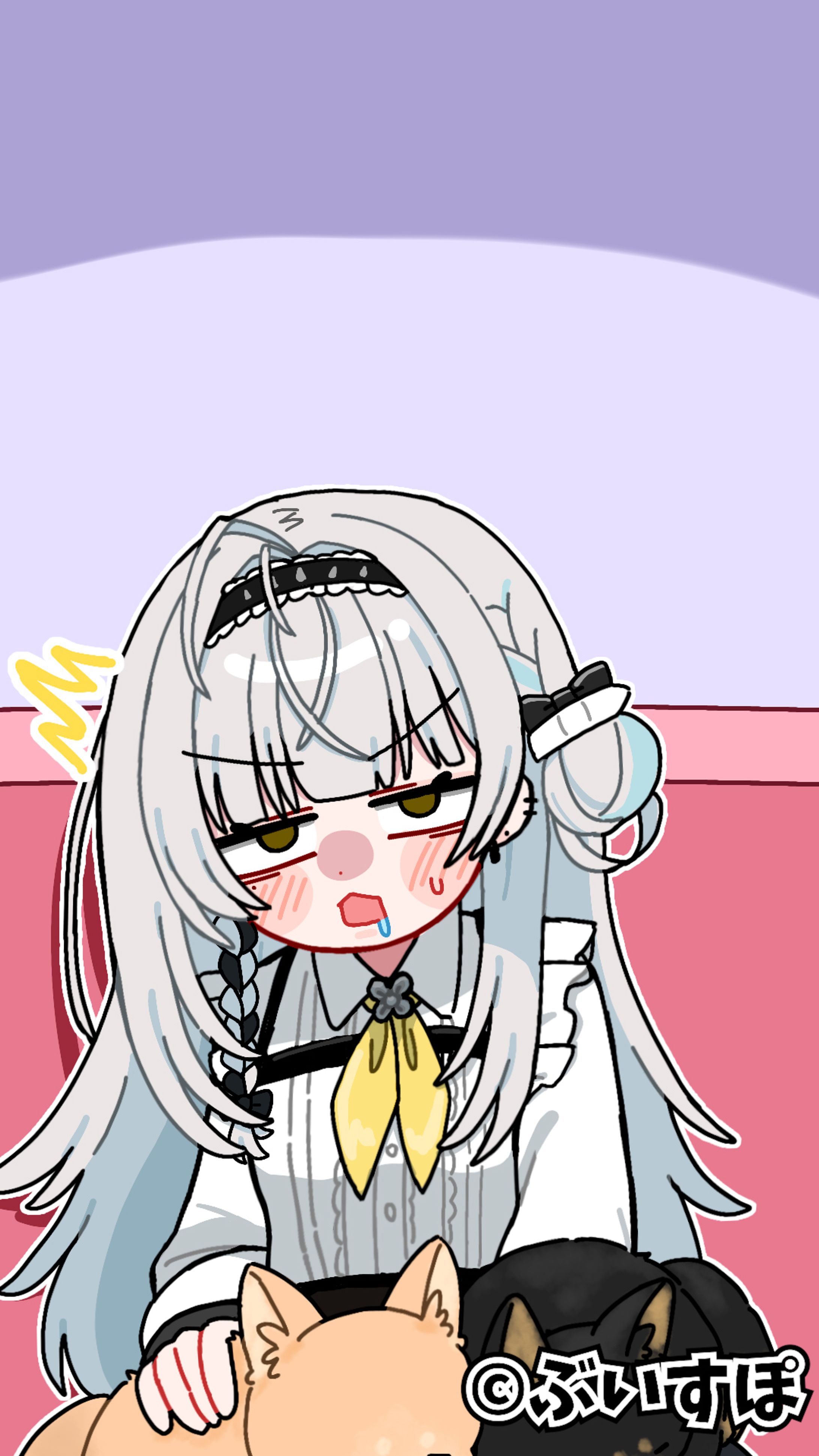 【ぶいすぽっ！所属】銀城サイネ様_イラストショート-1